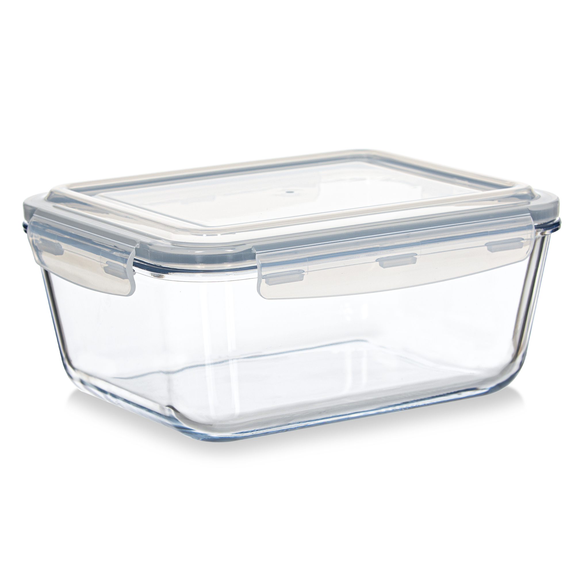 large glass containers with lids